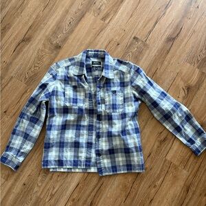 A.P.C women’s flannel Plaid Shirt